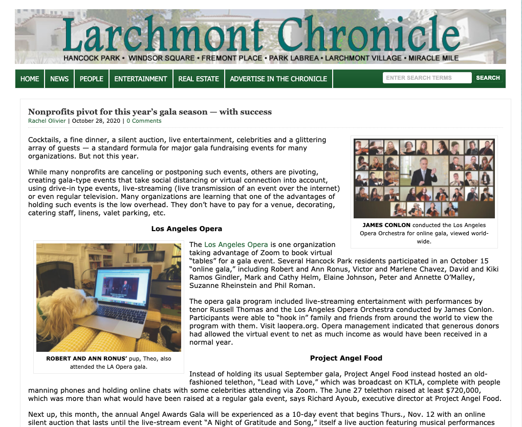 Nonprofits pivot for this year’s gala season — with success : Larchmont Chronicle 2020-12-07 16-29-51.png